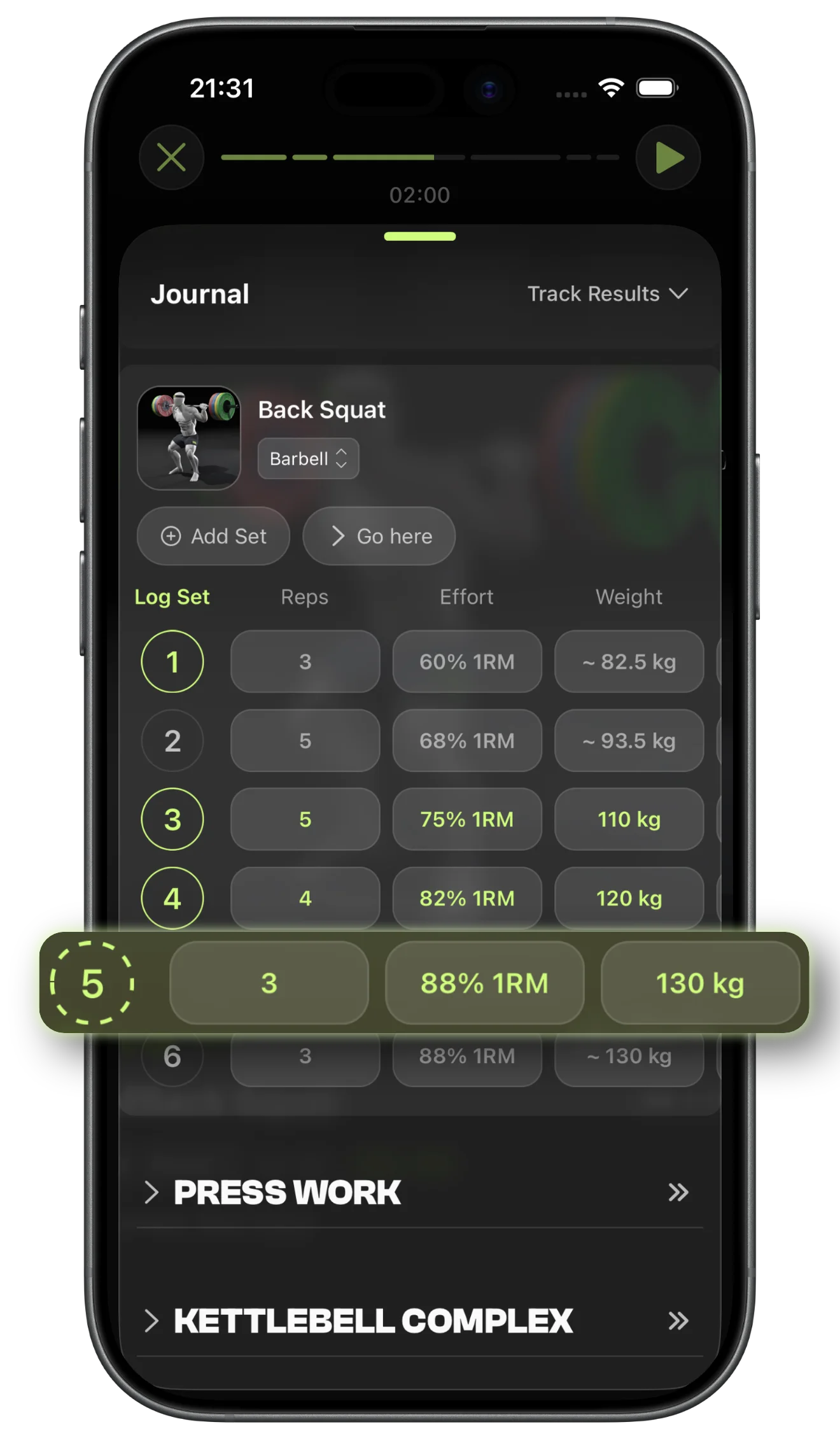 Log Weights and Reps