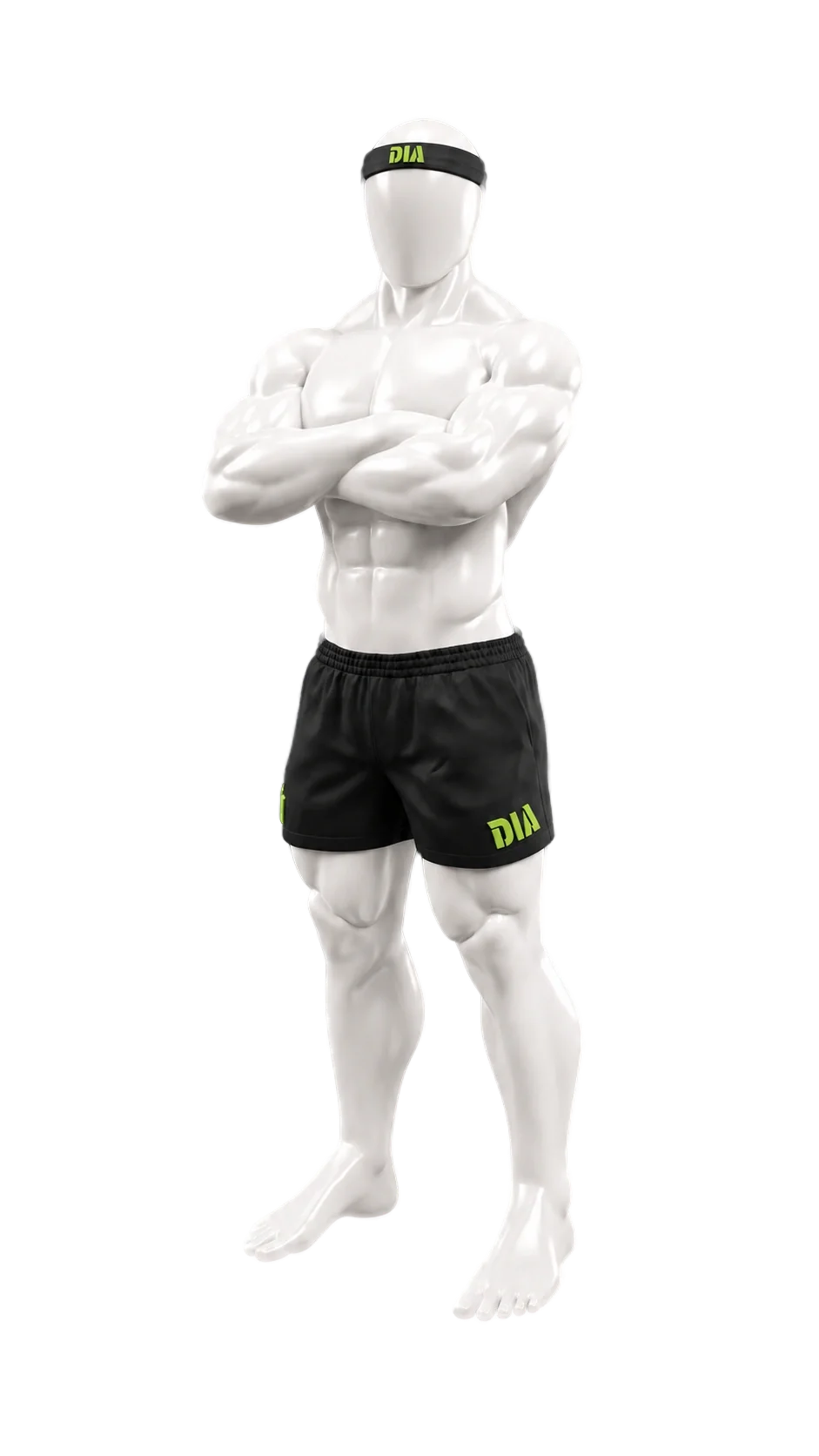 DIA Fitness 3D character posing