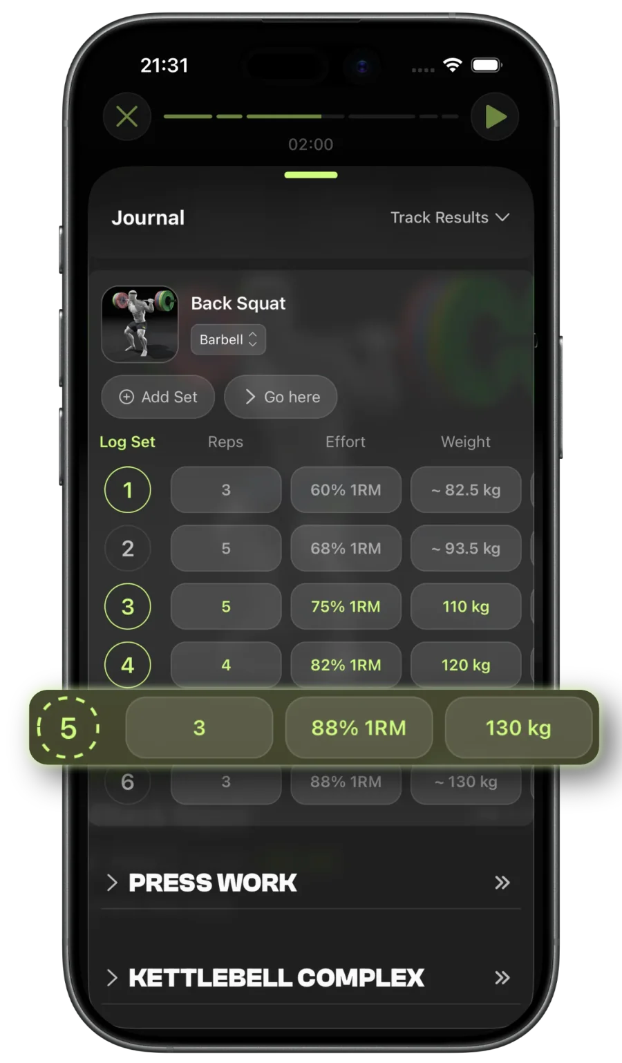 Log Weights and Reps